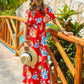 Riviera Romance Floral Maxi Dress