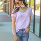 Jess Lea Basic Pocket Tee - Jess Lea Wholesale