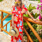 Riviera Romance Floral Maxi Dress