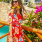 Riviera Romance Floral Maxi Dress