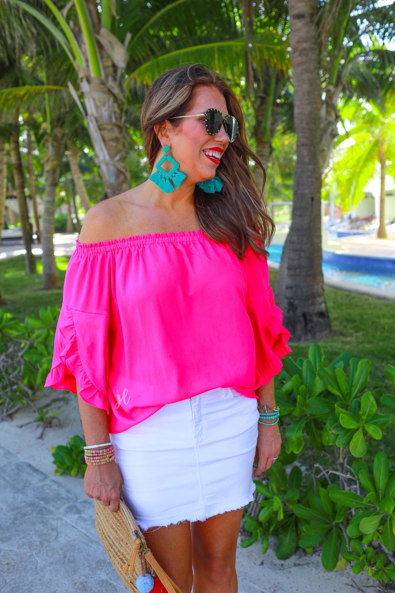 Aruba Off the Shoulder Top - Jess Lea Wholesale