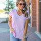Jess Lea Basic Pocket Tee - Jess Lea Wholesale