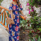 Riviera Romance Floral Maxi Dress