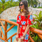 Riviera Romance Floral Maxi Dress
