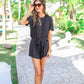 On The Run Ribbed Romper