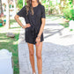 On The Run Ribbed Romper