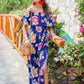 Riviera Romance Floral Maxi Dress