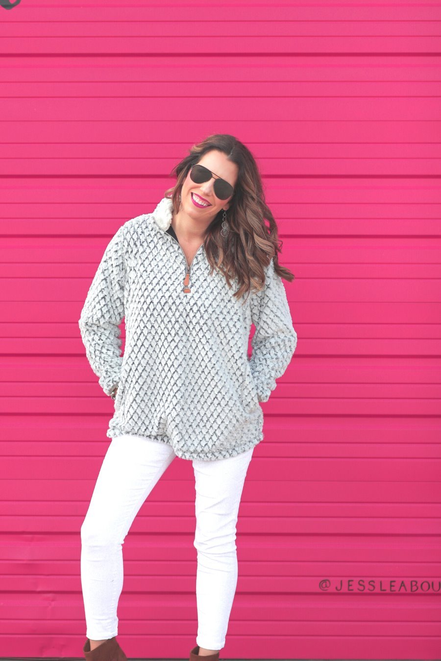 Stacy Shearling Pullover