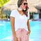 Attracting Attention Leopard Drawstring Everyday Shorts