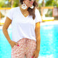 Attracting Attention Leopard Drawstring Everyday Shorts
