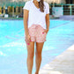 Attracting Attention Leopard Drawstring Everyday Shorts