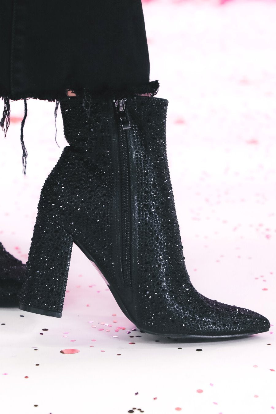 Dripping In Rhinestones Booties