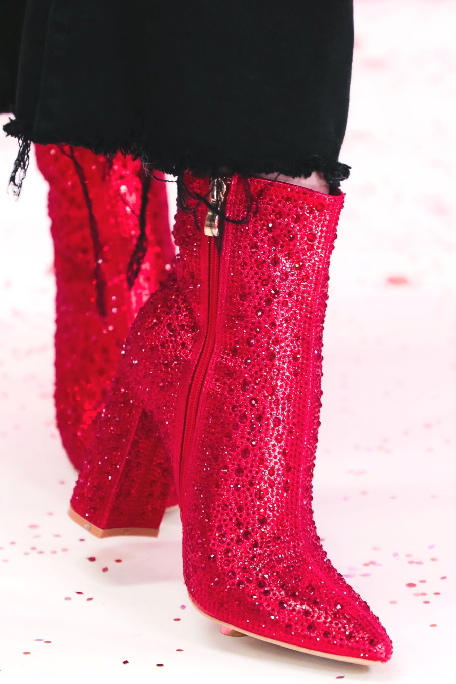 Dripping In Rhinestones Booties - Jess Lea Wholesale