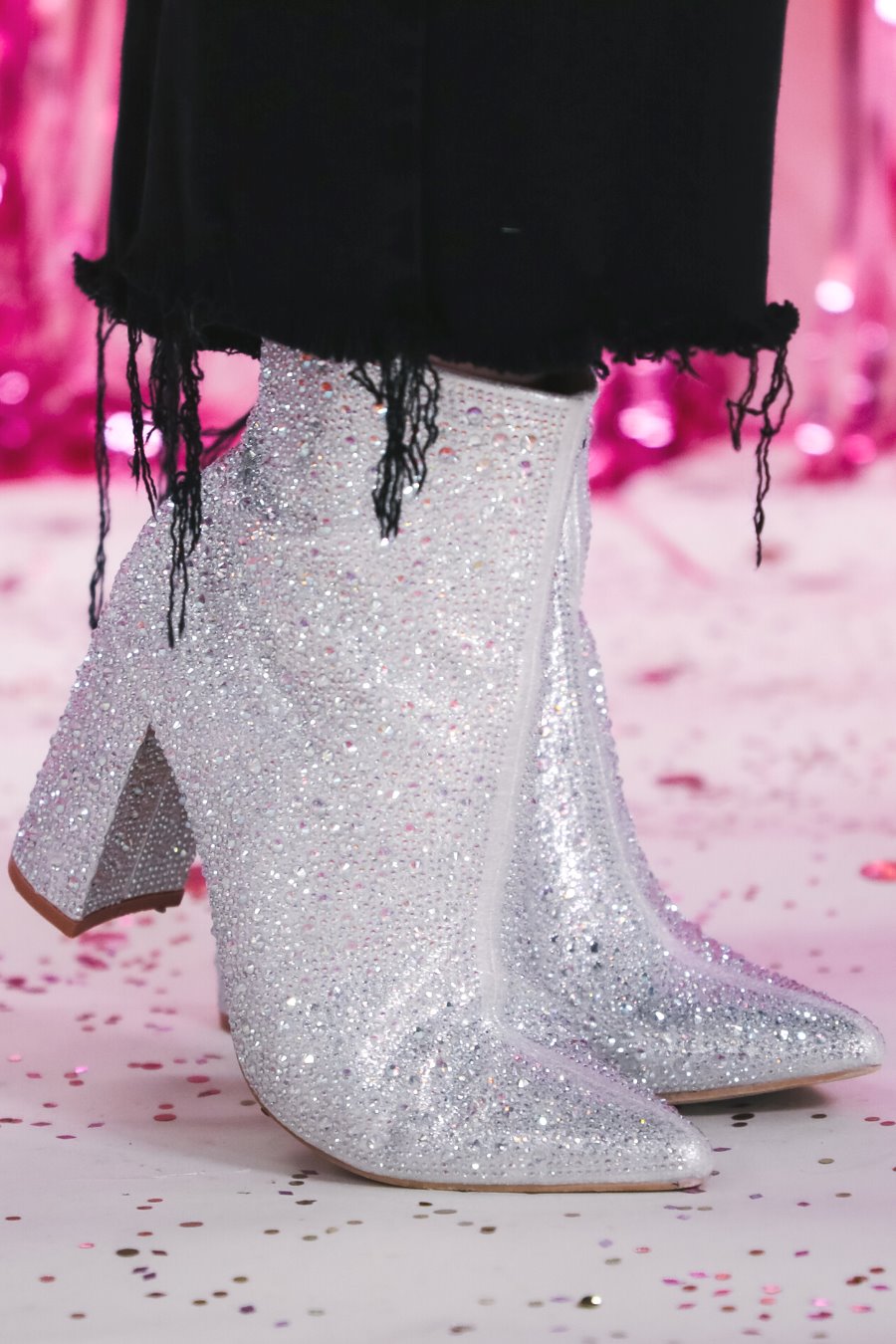 Dripping In Rhinestones Booties