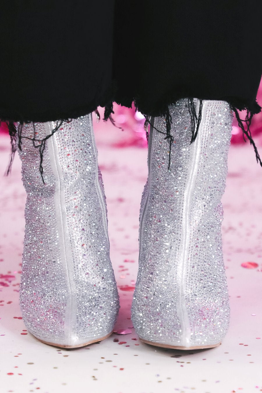 Dripping In Rhinestones Booties