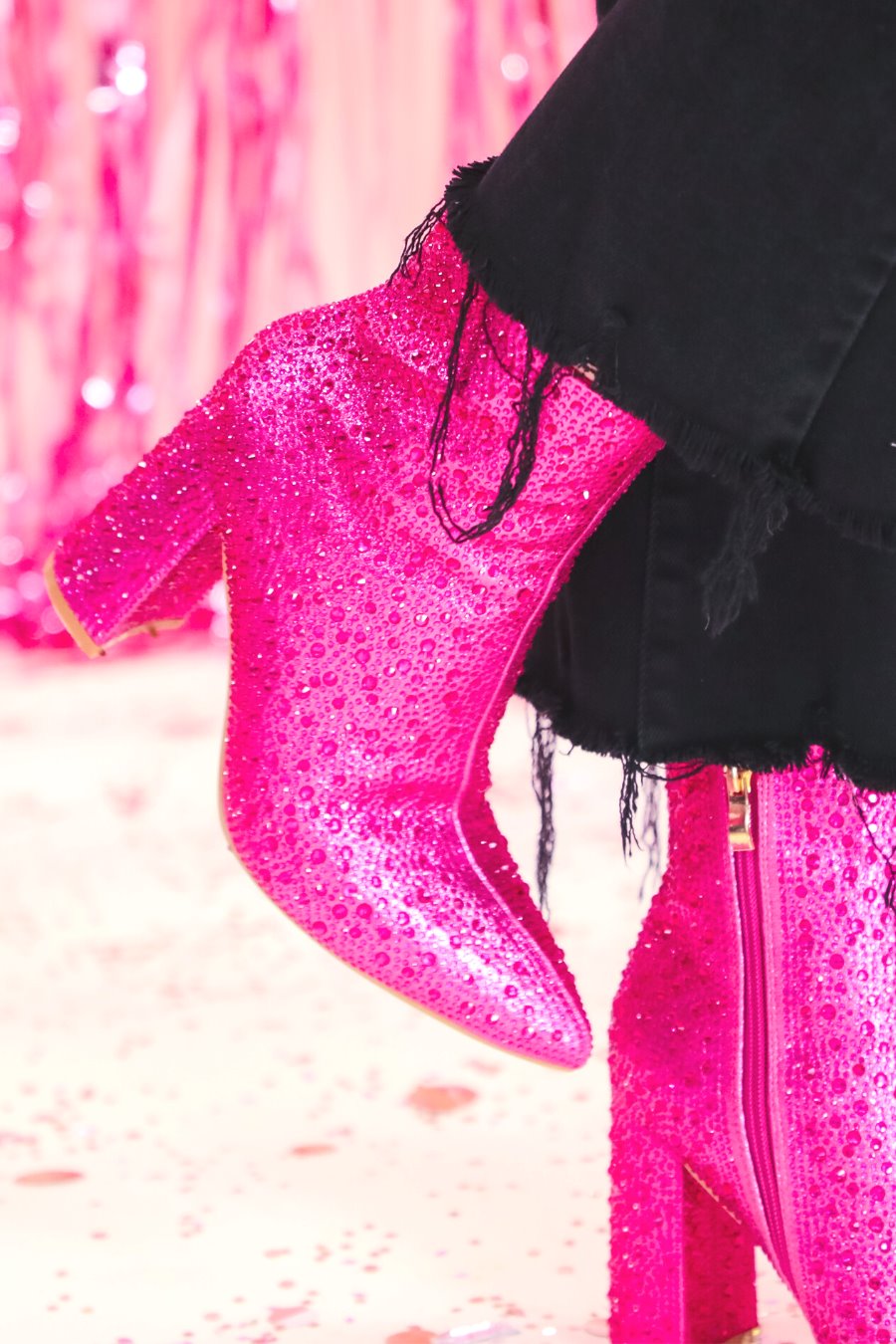 Dripping In Rhinestones Booties - Jess Lea Wholesale