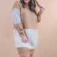 Nolan Color Block Sweater Dress