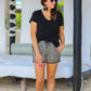 Exotic Animal Print Drawstring Everyday Shorts