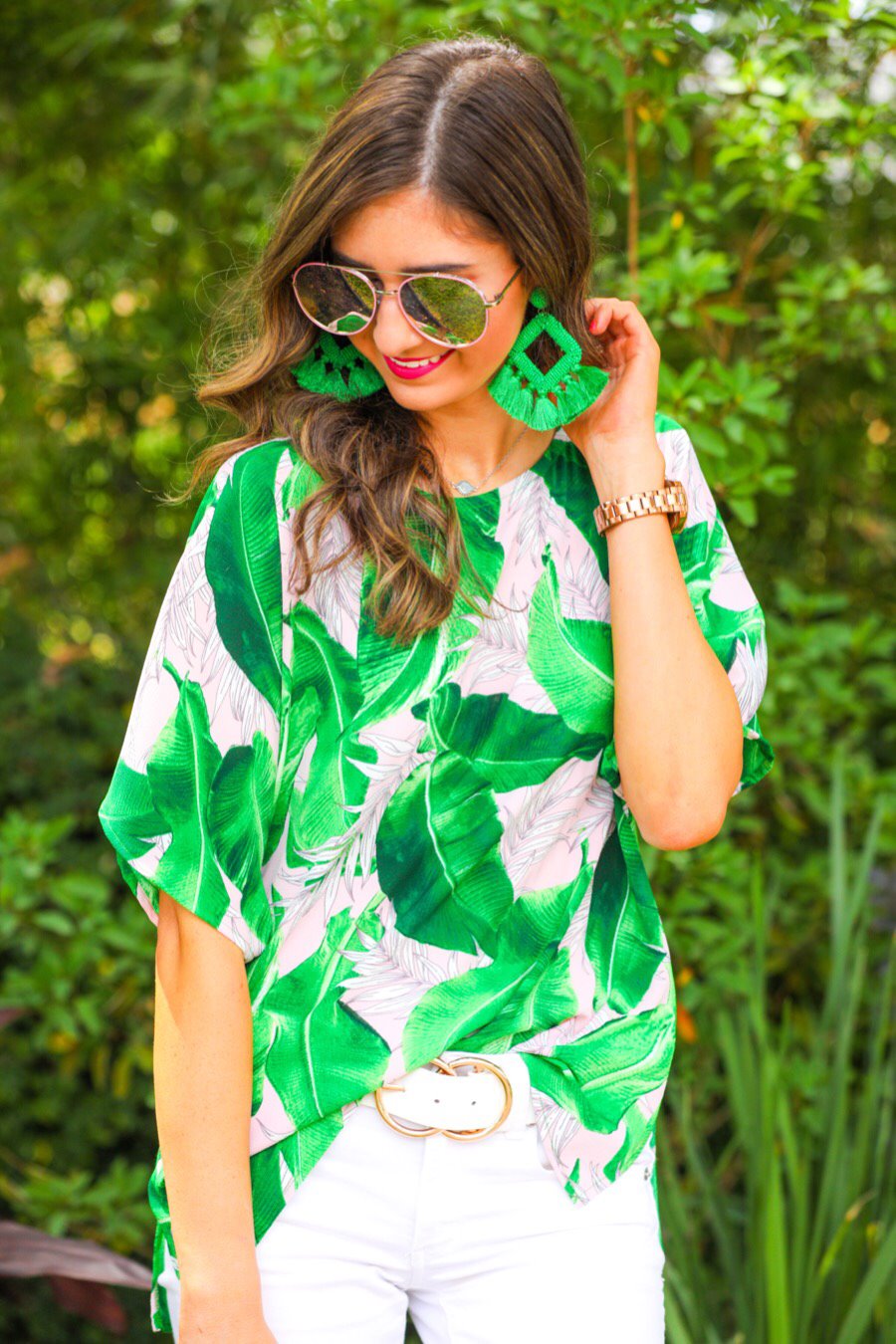 Tate Tropical Print Tunic