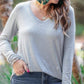 Jess Lea Basic Long Sleeve V-Neck Tee