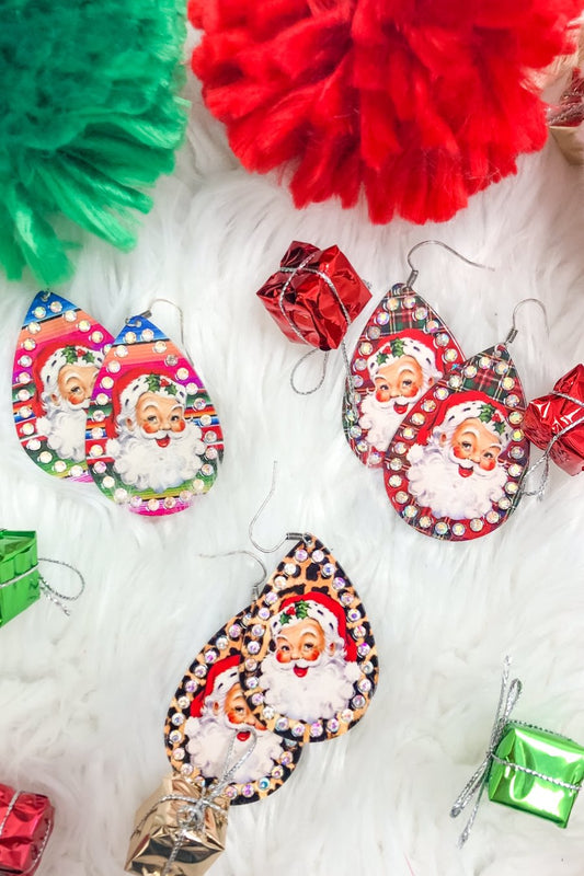 Christmas Santa Earrings