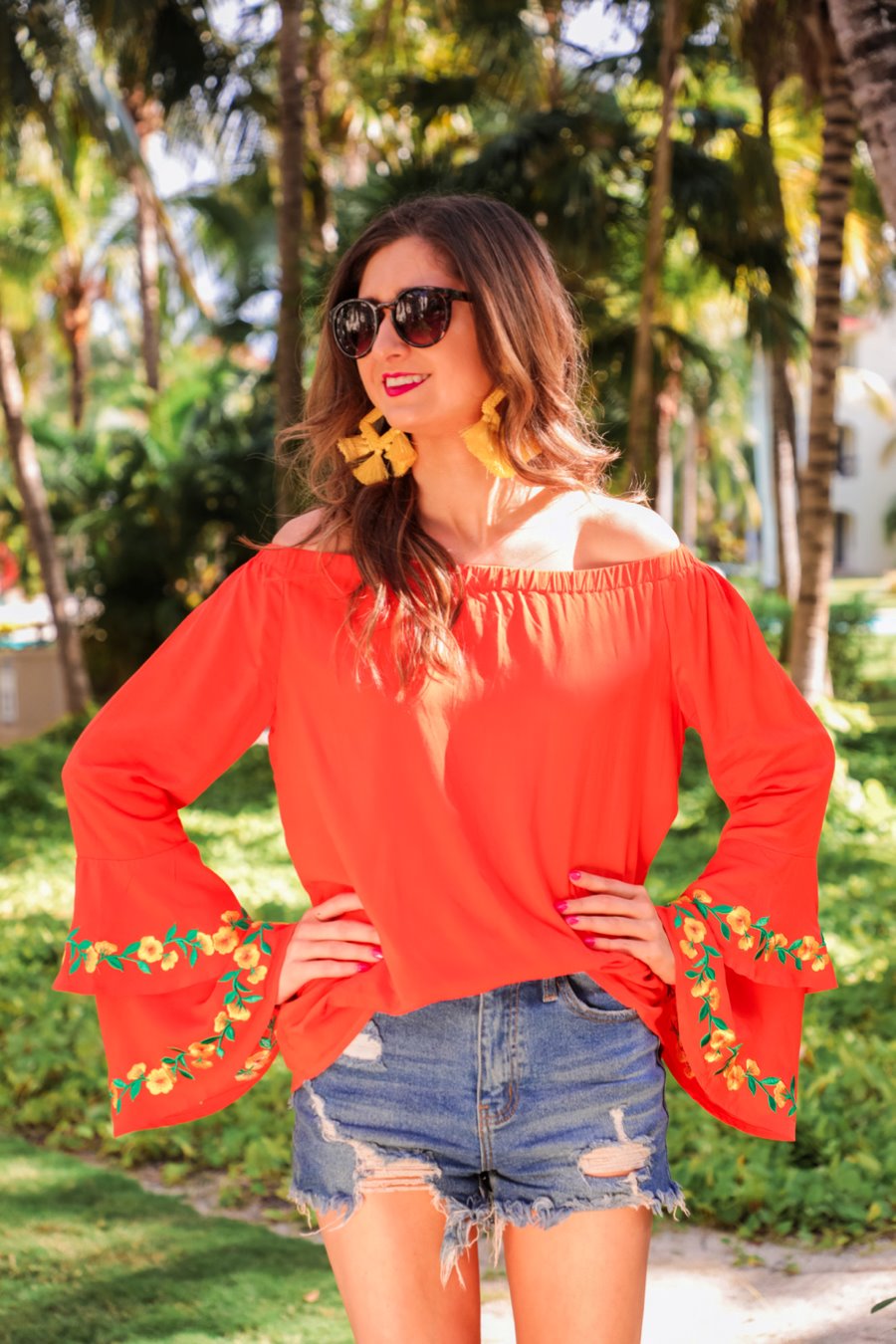 Miranda Embroidered Top