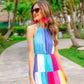 Summer Joy Colorblock Maxi Dress