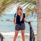 Own The Moment Leopard Drawstring Everyday Shorts