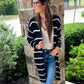 Amber Lightweight Striped Cardigan