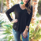 Jess Lea Basic Long Sleeve V-Neck Tee