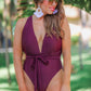 Swimming at Sunset One Piece Swimsuit