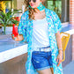 Panama Tropical Print Kimono