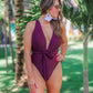 Swimming at Sunset One Piece Swimsuit