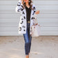 Felix Fuzzy Snow Leopard Cardigan