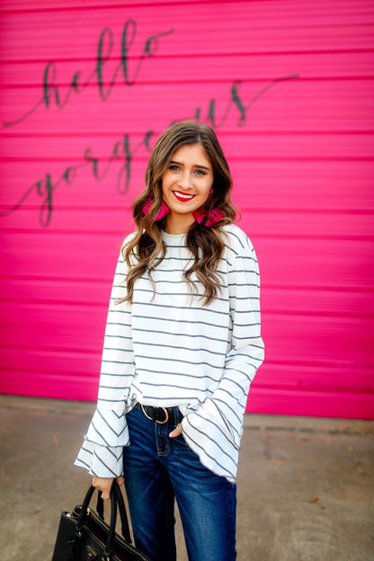 Riley Ruffle Sleeve Top
