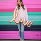 Blushing Over You Velvet Top