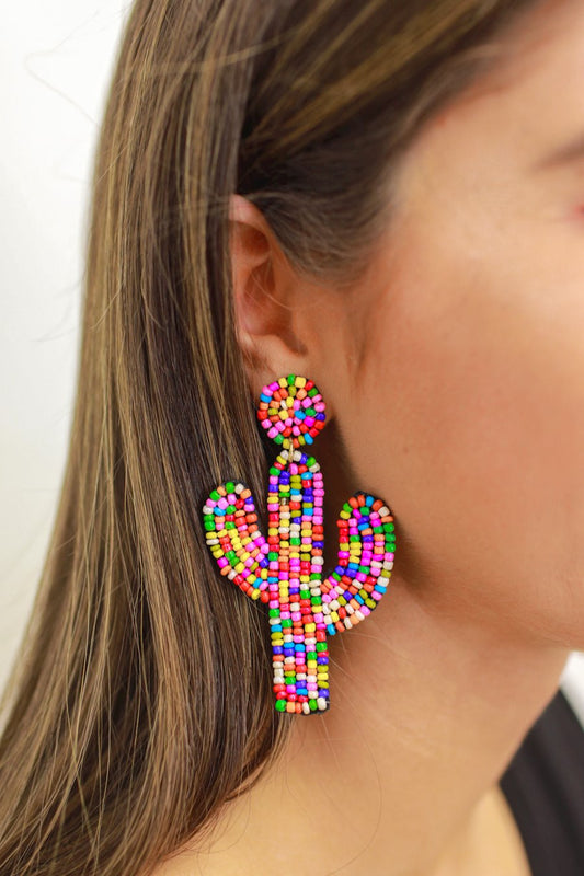 Mojave Desert Beaded Earrings