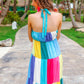 Summer Joy Colorblock Maxi Dress