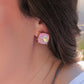 Iridescent Stud Earrings