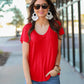 Jess Lea Basic Pocket Tee - Jess Lea Wholesale