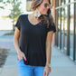 Jess Lea Basic Pocket Tee - Jess Lea Wholesale