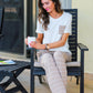 Kennedy Striped Lounge Set