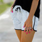 Luxury Getaway Marble Drawstring Everyday Shorts