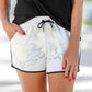 Luxury Getaway Marble Drawstring Everyday Shorts
