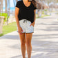 Luxury Getaway Marble Drawstring Everyday Shorts