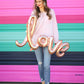 Blushing Over You Velvet Top