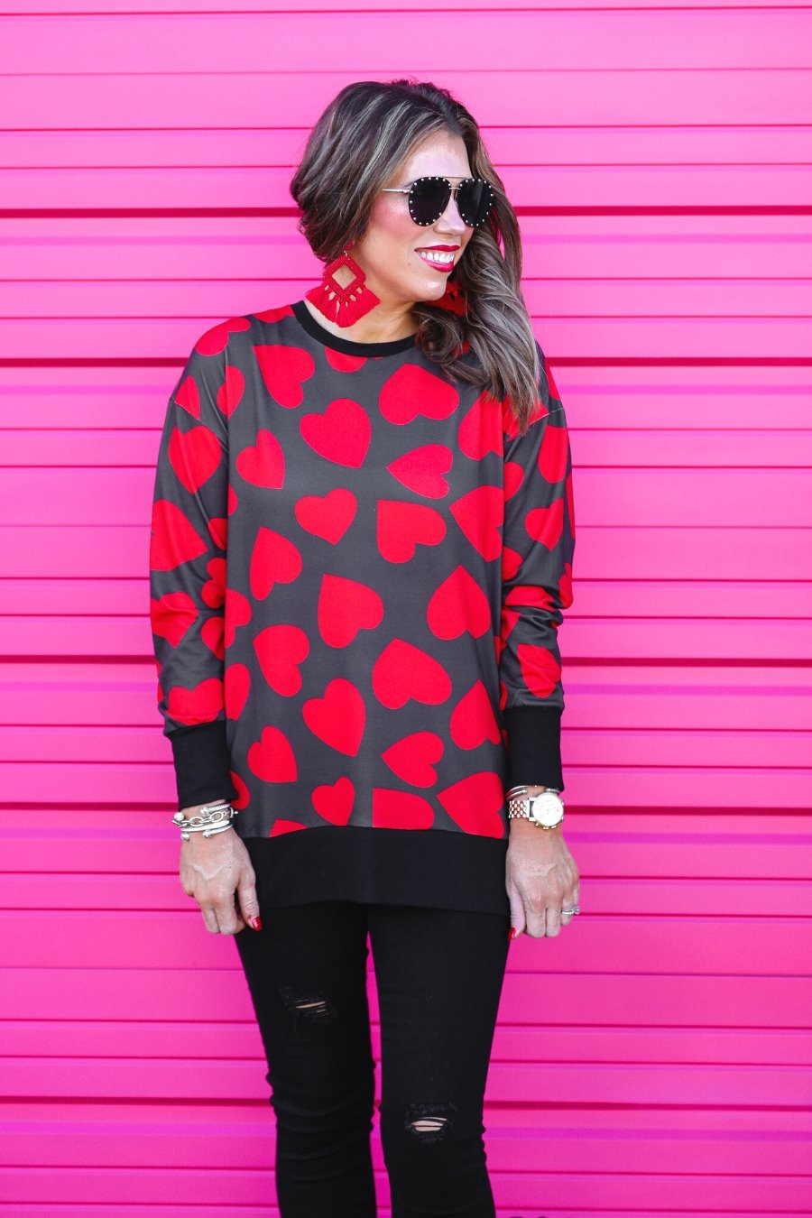 Valentine's Night Heart Everyday Tunic