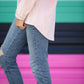 Blushing Over You Velvet Top