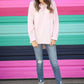 Blushing Over You Velvet Top