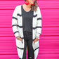 Kolby Striped Pocket Cardigan